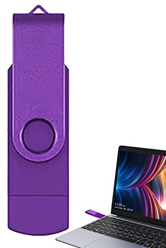 Memoria USB giratoria de 32 GB, almacenamiento de datos grande, unidades de pulgar ultrarrápidas de alta velocidad para fotos, música, almacenamiento de video Monozoz