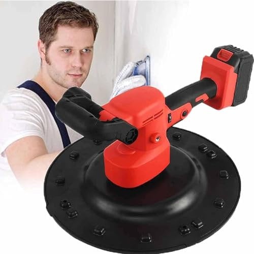 Macchina per intonacare pareti con Batteria al Litio con Display Digitale Portatile, frattazzatrice per Pavimenti in Cemento, lucidatrice levigante Regolabile a Sei velocità, adatt