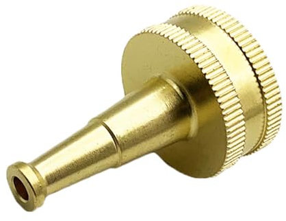 SEIWEI Garten Wasserschlauch Messing Düse, Hochdruck Jet Düse mit Absperrventil, Heavy Duty Messing Konstruktion für Standard-Schläuche