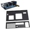 DIY-Gaming-Computergehäuse, Offenes Gehäusegehäuse für ATX/M-ATX/ITX-Motherboards, Weitgehend Wärmeableitung Unterstützt X79 X99 Dual-Server-Mainboard, Zubehör für SSD-Motherboards