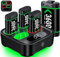 4 X 3600mWh Bateria para Mando Xbox Series X, Bateria para Mando Xbox con interfaz tipo C/15 Horas de Tiempo de Reproducción, Batería para Mando Xbox Compatible con Xbox Series X/S, Xbox One S/X/Elite