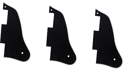 HEMOTON 3stücke Lagiger Schwarzer Gitarren-pickguard Shield Für Dot Style Gitarre Hochwertige Verarbeitung Jazz-gitarren Und Ähnliche Archtop-
