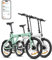 ENGWE E-Bike mit APP - Klapprad 36V 9.6Ah Akku bis zu 100km, 250W Motor Max 25km/h, Elektrofahrrad 42Nm Drehmomentsensorik & Kohleriemen, 3 Stufen-PAS Pendler für Stadt P20