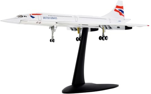 Smallterm Concorde - Modello di aereo passeggeri supersonico - Scala 1/200 - Ideale per collezionisti e decorazione