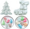 Fyfjur Moule Silicone Noel, 2 Pièces Moule Chocolat Noel, Moule Patisserie Noel, Moule Savon Noel, Moule Noel Silicone, Moule à Glaçons Noel, Moule A Chocolat Noel Pour Gâteau Gelée Bonbons Chocolat