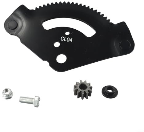 Oniissy Balanced Steering Sector Plate Ritzel Getriebe Ersatz für 717 1550F, 7171550 Stabile und gleichmäßige Lenkung, Metallmaterial, schwarzes Finish