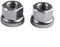 M9/M10 Steel Nuts, Stainless Steel Locking Bike Cycle Wheel Axle Track Nuts 2PCS, For Dead-flying Front/rear Hubs, With Anti-skid Patterns(M9)