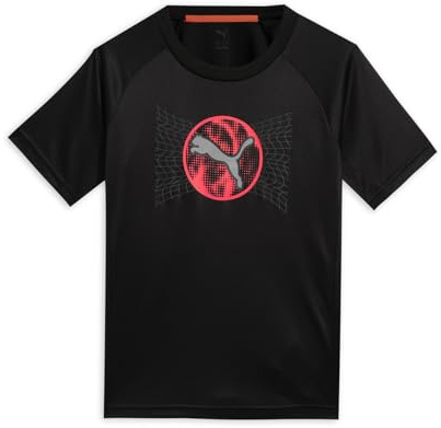 PUMA Jungen Active Sports Poly Tee B Hemd, Puma Schwarz, 128 EU