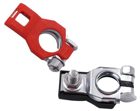 OSOLADY 1 Pair Car Battery Connector Quick Connectors Battery Terminal Connectors Auto Battery Terminals Clips Battery Terminals Ends Clamps Cable Clamps Car Battery Terminal Clamp Iron