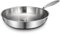 12 Inch Tri-Ply Stainless Steel Frying Pan, Skillet, Induction Cooking Pan, Dishwasher and Oven Safe, Fast & Even Heat, Heavy Duty and Detachable Handle