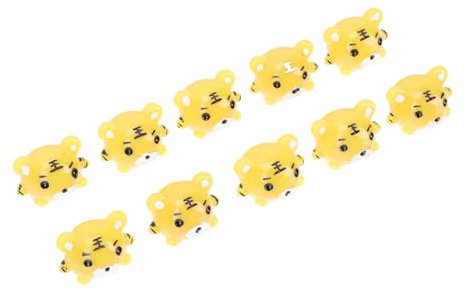 Sosoport 10stücke Micro Tiger Dekorationen Aus Harz Für Haus Und Desktop Tiger Figuren Als Geschenkidee