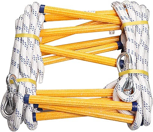 Feuerleiter, Feuerleiter, Feuerentweichungsleiter, feuerfeste Rettungsleiter, Rettungsleiter, Notfallsicherheitsleiter, multifunktionale Leiter, 20 m (12 m)