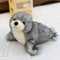AQCQDQ Kuscheltier Robbe Plüschtier, Chubby Blob Seal Kissen, Siegel Kuscheltier Tier Kissen Niedliche Meerestier Plüsch Stofftier Puppe zum Spielen und Kuscheln, Geschenk für Kinder (Grau)