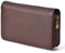 Fountain Pen Case Genuine Leather 10 Split Slots Brown Rollerball Pen Holder Handmade Display Organizer Zipper Pouch, Coffee, clasp