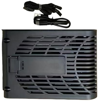 Genérico Clip on Air Conditioner for Shirts, Personal Portable Neck Fan with Belt Clip, Rechargeable Portable Cooling Sports and Outdoor