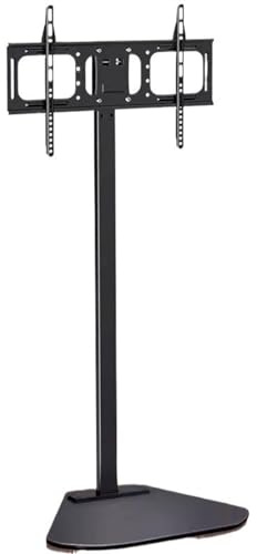 DUANHOZ Universal TV Stand TV Bracket Universal Floor TV Stand with Mount 120 Degree Swivel Height Adjustable and Space Saving Design for Most 30 to 86 inch LCD, LED OLED TVs TV