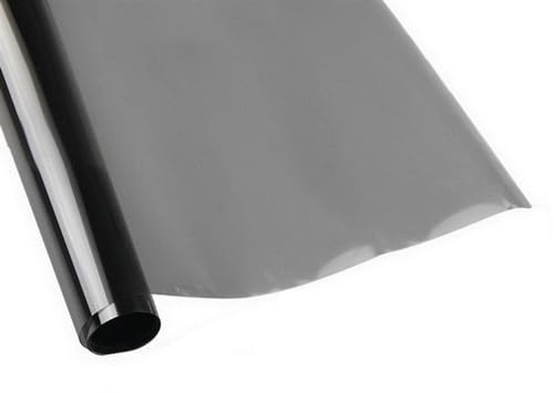 Vinilos Para Cristales Coche Láminas de ventana coche negras 300cm x 50cm, película tintada protección solar, láminas protectoras UV, películas adhesivas, parasol, pegatinas for(5 Percent Clear)