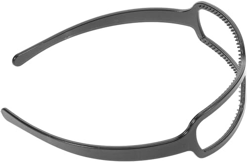 Alipis Serre-tête Style Lunettes Résine Confortable et Doux pour Femmes Bandeau Cheveux Adaptable pour Usage Quotidien Lavage Visage et Fêtes Accessoire Coiffure