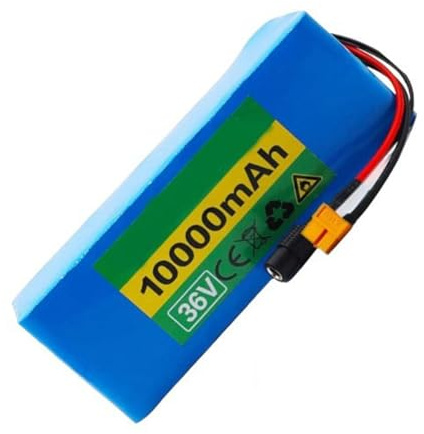 36V 10Ah Batteria E-Bike 10S2P Batteria Agli Ioni Di Litio Per E-Scooter Elettric Batteria In PVC Impermeabile Con Scheda Di Protezione Integrata XT30