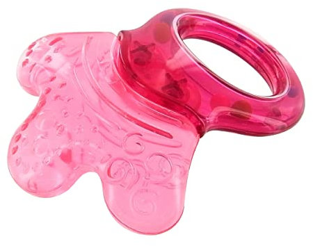 dBb Remond Hochet Dentition Bébé - Hochet Dentition Réfrigérant - Poussées Dentaires Bébé - Jouet de Dentition - Plastique EVA sans BPA - Dès 4 Mois - Rose translucide