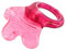 dBb Remond Hochet Dentition Bébé - Hochet Dentition Réfrigérant - Poussées Dentaires Bébé - Jouet de Dentition - Plastique EVA sans BPA - Dès 4 Mois - Rose translucide