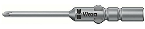 Wera 05135281001 00 x 60 mm 851/21 PH J Bits for Phillips Screws - Silver