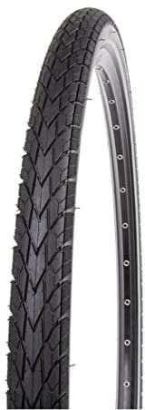 KENDA Mixte Reifen 700x45c, 45-622, K-1172, Khan Ii, Schwarz, mit K-Shield und Reflexstreifen, Tag Copertone