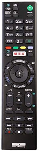 ALLIMITY RMT-TX100D Fernbedienung Ersetzt für Sony TV KD-43X8301C KD-43X8305C KD-43X8307C KD-43X8308C KD-43X8309C KD-49X8005C KD-49X8301C KD-49X8305C KD-49X8307C KD-49X8308C