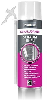 Primaster Schall- Dämm-Schaum 1K-PU 500ml Füllung, Dämmung, Isolierung
