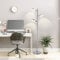 PADMA 12W LED Stehleuchte Wohnzimmer mit 3 Flammig, Moderne Stehlampe Schwenbar mit Fußschlter, Warmweiß 3000K, 960LM, 3 * 4W Deckenfluter für Lesezimmer Schlafzimmer Büro