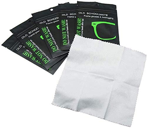 Antibeschlag-Tuch für Brillen, Bprtcra Nano Antibeschlag Tücher Wiederverwendbares Brillentuch Reinigungstuch, Anti Fog Cloth for Glasses, Displays, Bildschirme (5 Stück)