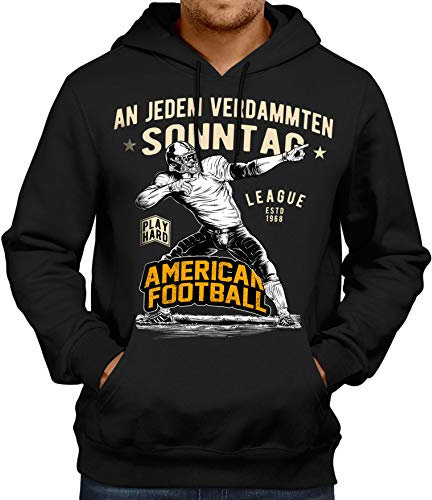 Gasoline Bandit Kapuzen Pulli Hoodie für American Football Fans: An jedem verdammten Sonntag 2XL