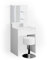 Vicco Vanity table Ruben, White, 60 cm with stool