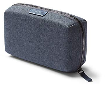 Bellroy Tech Kit (Tech Accessories Organizer Pouch, Zipper Closure, Stores Power Bank, Phone Charger, Cables & More) (Basalt)