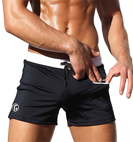 LikeJump Hommes Maillot de Bain Boxers Short de Bain Bonne Élasticité pour Natation Plage Mer Loisir Plongée Sport