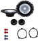 Alpine SXE 1750S Auto Lautsprecher Boxen mit Einbauset passend für BMW 3er Cabrio (E46) 2000-2007 Türen vorne 560 Watt 16,5 cm 2 Wege Kompo