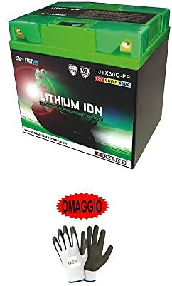 COMPATIBILE CON MOTO GUZZI V35 SP 350 1982-1985 BATTERIA SPECIFICA A LITIO SKYRICH PER MOTO SCOOTER 66X123X163-RICARICABILE BATTERIE LITHIUM ION LEGGERA