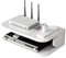 Caja de almacenamiento para enrutador WiFi Estantes flotantes TV Set-Top Rack, montado en la pared Multi-capa de gestión de cables Estante de almacenamiento para decoración de pared (jl01,blanco)