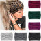 VENUSTE Unifarben Breite Stirnband Damen, Modische Knoten-Stirnbänder für Erwachsene und Frauen, Haar-Accessoires, 6 Stück