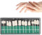 12PCS Nail Drill Bits Set, Wool Felt Nail Grinding Polishing Head Portable Nail Drill Bits Set Accessory, Professional Safety Nail Drill Bits, Wool Polishing Heads for Nail Remover and Nail Polisher