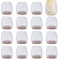 CEEYSEE 32 PCS Chair Leg Caps Floors Protector Silicone Covers Rubber Caps Circular Feet Pads for Hardwood Furniture (25-29mm)