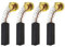 ECSiNG 2 paires Balais de Charbon pour Scie à Onglets Perceuse à Onglet Marteau Perforateur Tronçonneuse Moteur de Soufflante Accessoires pour Outils Électriques, 19x7x5mm