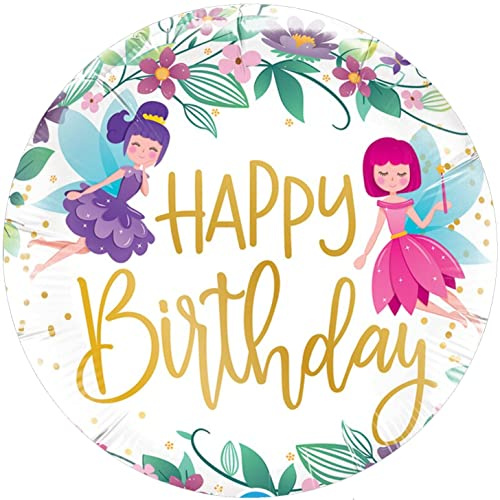 Fondant Tortenaufleger Tortenbild Geburtstag Happy Birthday Elfe Fee K 77