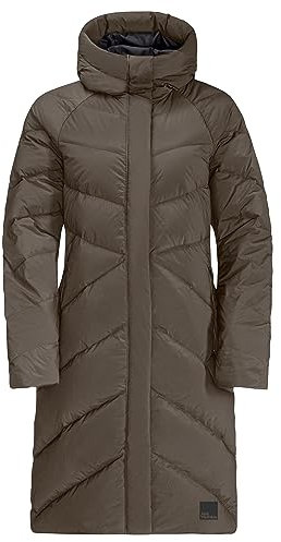Jack Wolfskin Marienplatz Coat W Daunenjacke für Damen, Kalter Kaffee, L