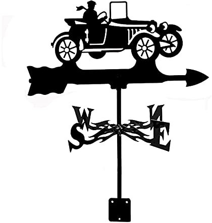 Wetterfahne Vieh Chipmunk Traktor Wetterfahne Messwerkzeug Edelstahl Wetterhahn Windrichtungsanzeige für Garten Terrasse Yard Ornament Dekoration (Traktor)