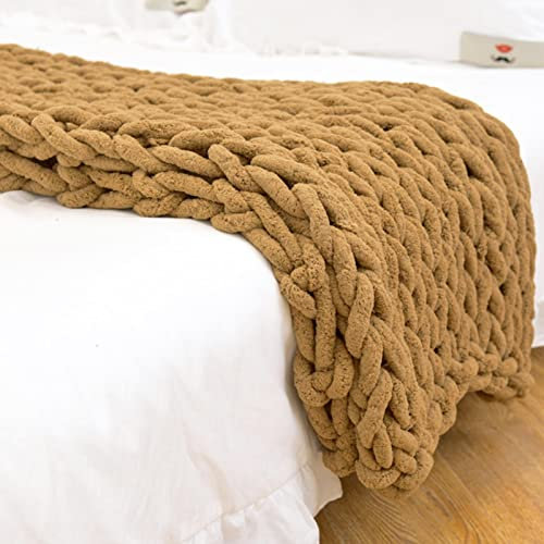 Kaxenig Chunky Wolle Garn DIY Handstricken Roving, Soft Bulky Arm Stricken Dicke Wolle Zum Häkeln, Wollgarn DIY Chenille Garn Grobes Garn Decke Garn Für Riese Klobig Stricken Werfen Sofa Decke