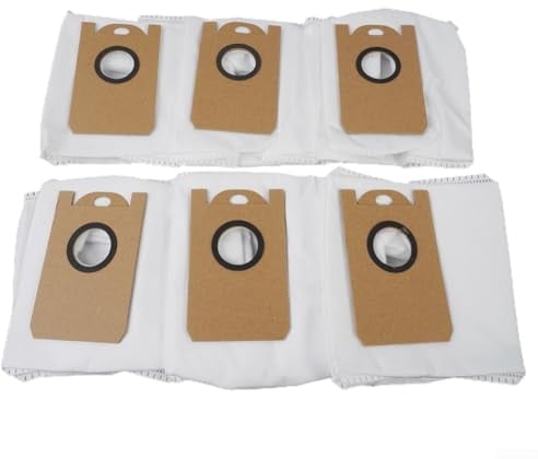 6Pcs Reusable Dust Bag For Laresar L6 Pro Robot Vacuum Cleaner, Large Capacity Dustbags for Ultenic T10