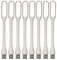 EBYPHAN 8pcs Mini USB Licht für Tastatur, Flexible USB Laptop Licht, Einstellbare USB Lampe für Notebook Computer (Schwanenhals Struktur, LED Beleuchtungsquelle) (Weiß)