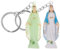 Holibanna Porte-Clés Vierge 2 Pièces En Acier Inoxydable Et Plastique Pendentif Élégant Pour Sac Et Clés Cadeau De Noël Idéal Pour Mère Bien-Aimée