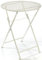 Kobolo Gartentisch Metalltisch Bistrotisch Tisch - Metall - 60cm - Cream